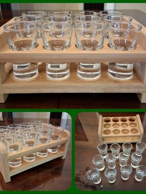Crate & Barrel Shot Glass Set